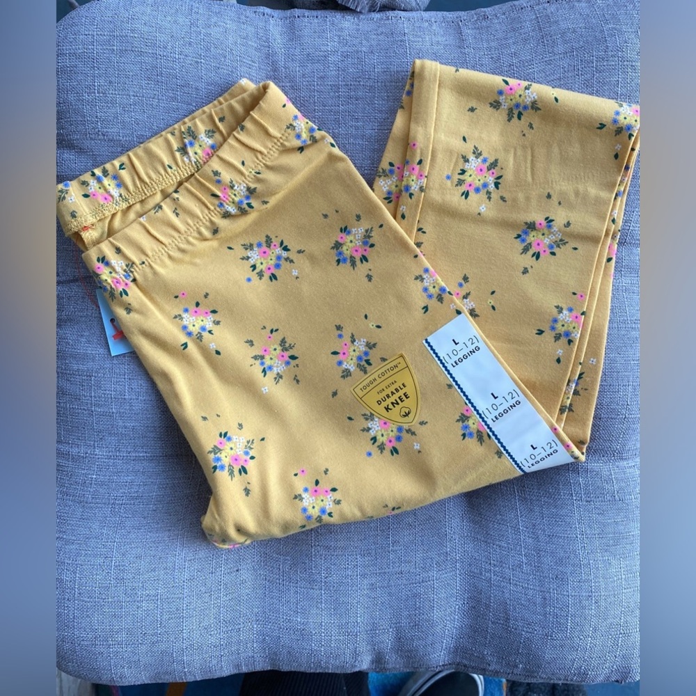 NWT Cat & Jack Girl Leggings 2 pairs